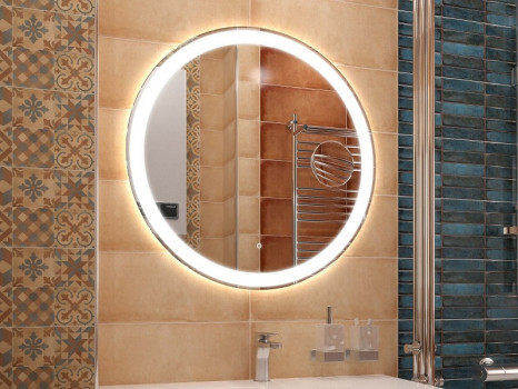 Зеркало в ванную с подсветкой с увеличением Джулия